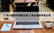 广州小程序开发的公司,广州小程序开发公司定胜